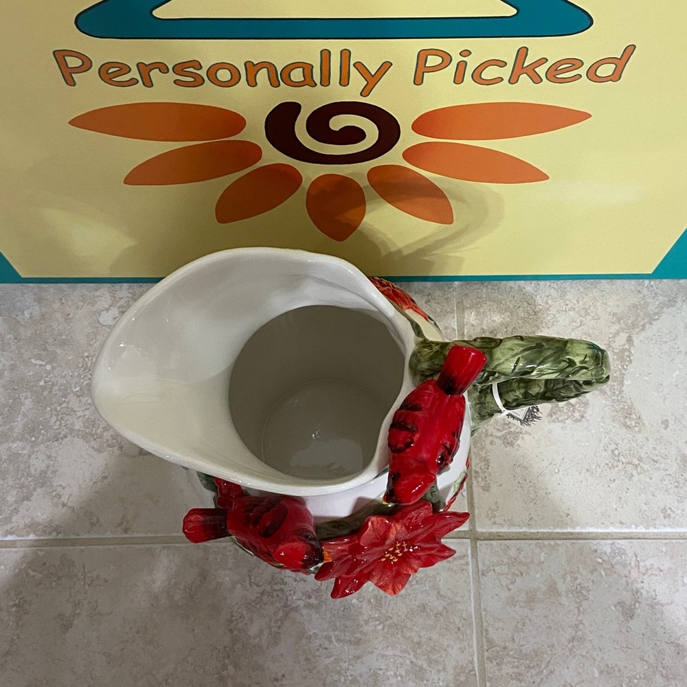 Corner Ruby Holiday Pitcher - Picture 8 of 10